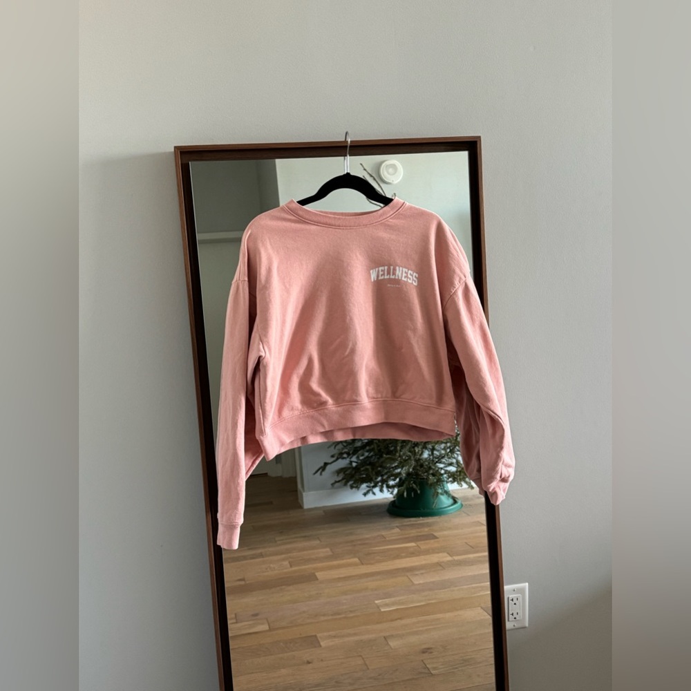 Sporty & Rich Logo Printed Crewneck Sweatshirt S